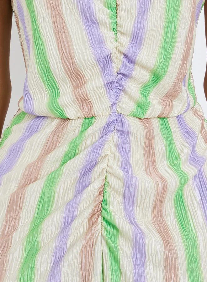 Styli  Women Sleeveless Striped Maxi Dress for Women | Best Price UAE